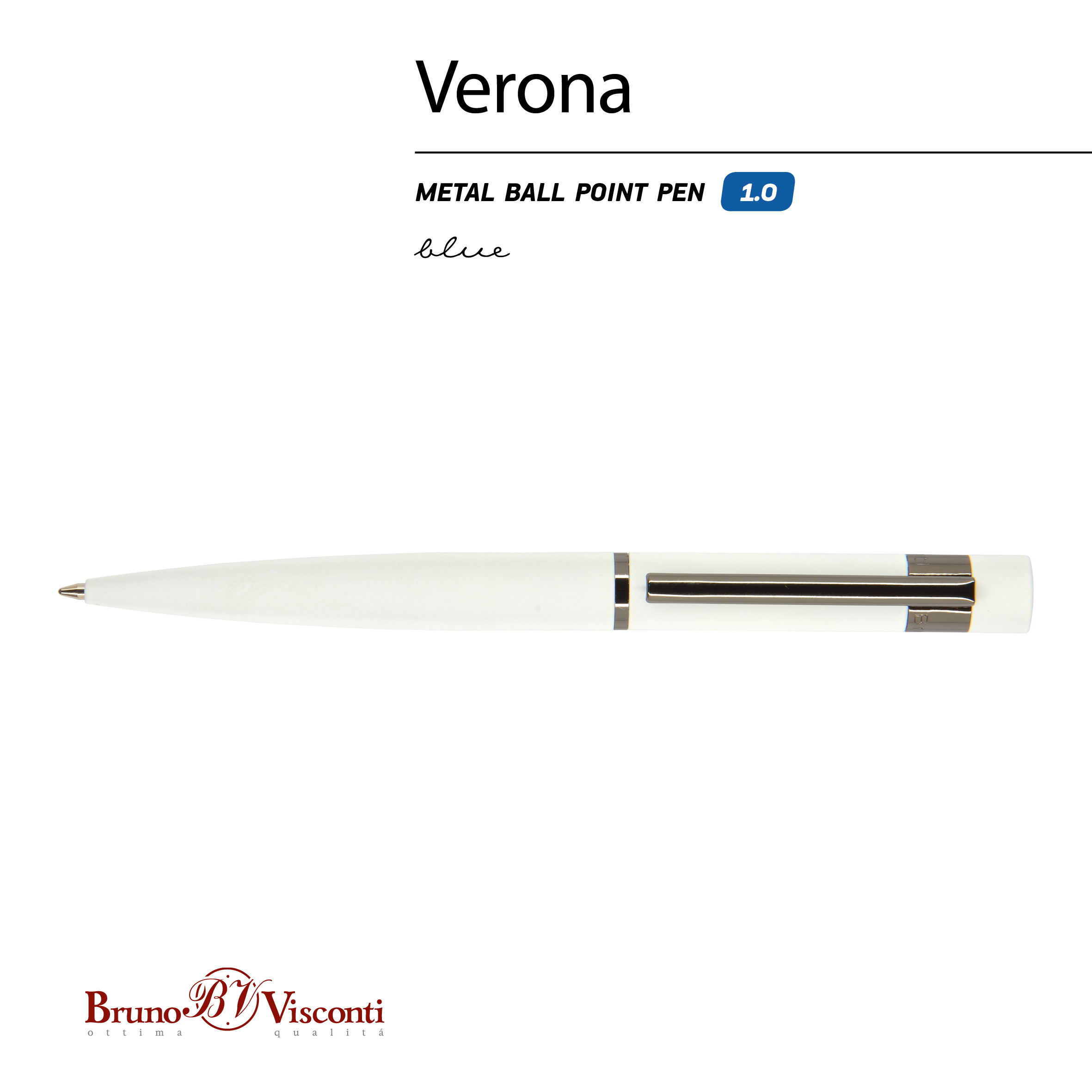 РУЧКА "VERONA" ШАРИКОВАЯ АВТОМАТИЧЕСКАЯ, БЕЛЫЙ МЕТАЛЛИЧЕСКИЙ КОРПУС, РУЧКА "VERONA" ШАРИКОВАЯ АВТОМАТИЧЕСКАЯ, БЕЛЫЙ МЕТАЛЛИЧЕСКИЙ КОРПУС,