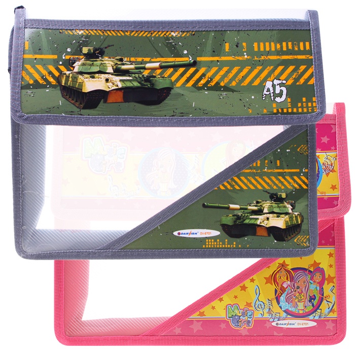 Папка для тетрадей А5 на липучке "Darvish" Папка для тетрадей А5 на липучке "Darvish"