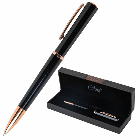 Ручка подарочная шариковая GALANT "Speer", корпус темно-синий, детали