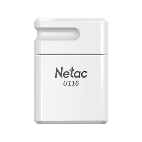 Флеш-диск 16 GB NETAC U116, USB 2.0, белый, NT03U116N-016G-20WH Флеш-диск 16 GB NETAC U116, USB 2.0, белый, NT03U116N-016G-20WH