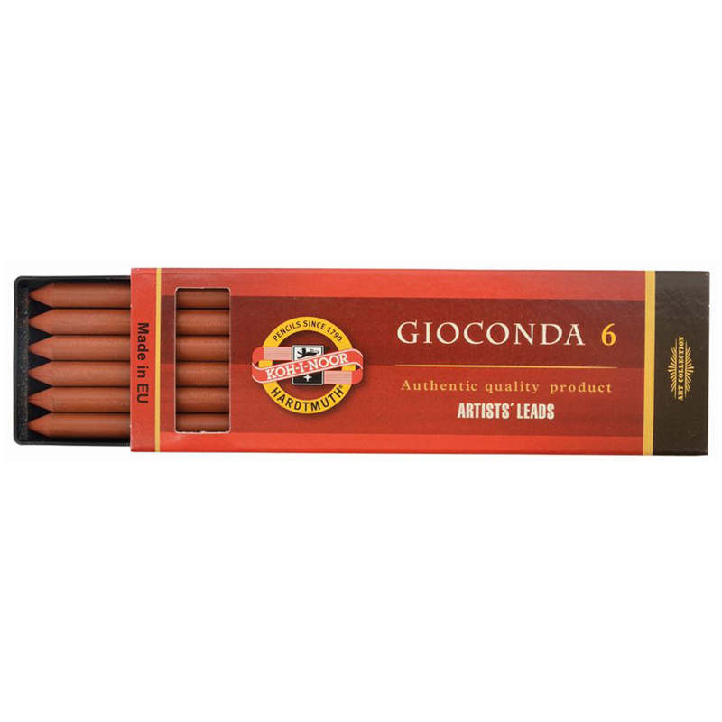 Сангина Koh-I-Noor "Gioconda", коричневая красная, стержень, 5,6мм, Сангина Koh-I-Noor "Gioconda", коричневая красная, стержень, 5,6мм,