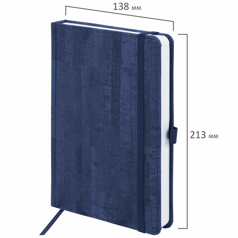 Ежедневник недатированный А5 (138x213 мм) BRAUBERG "Wood", кожзам,