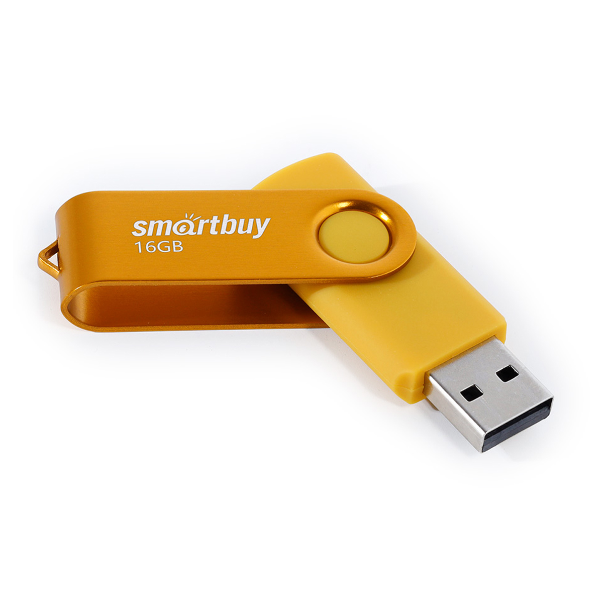 Память Smart Buy "Twist" 16GB, USB 2.0 Flash Drive, желтый Память Smart Buy "Twist" 16GB, USB 2.0 Flash Drive, желтый