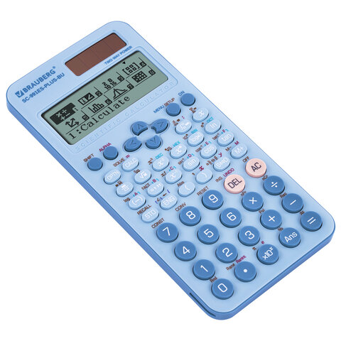 Калькулятор инженерный BRAUBERG SC-991ES-PLUS-BU (164х80 мм), 552 функции, 10+2