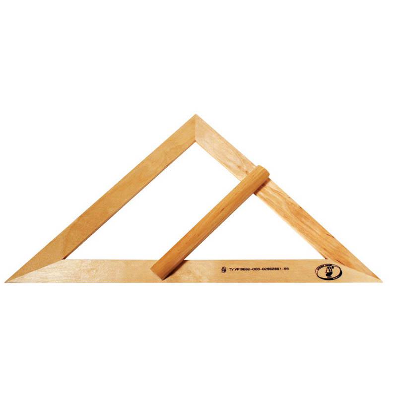 Треугольник классный 45гр, дерево: С370 штр.: 4601822003239 Треугольник классный 45гр, дерево: С370 штр.: 4601822003239