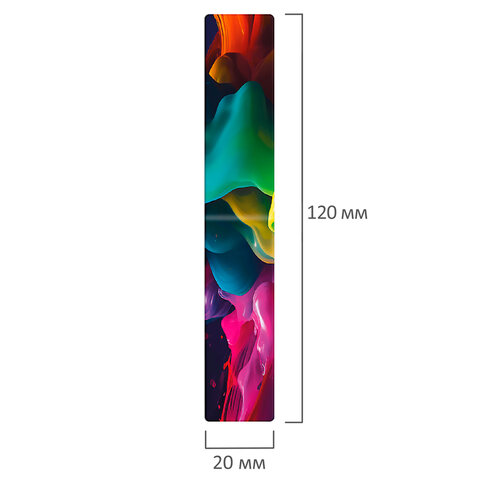 Закладки для книг МАГНИТНЫЕ, "АССОРТИ 5 ДИЗАЙНОВ ABSTRACTION", 6 штук, Закладки для книг МАГНИТНЫЕ, "АССОРТИ 5 ДИЗАЙНОВ ABSTRACTION", 6 штук,