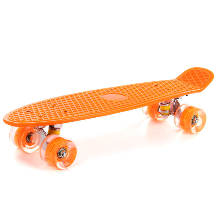 Скейтборд 55X14,5см, колеса PU со светом, в ассортименте Скейтборд 55X14,5см, колеса PU со светом, в ассортименте