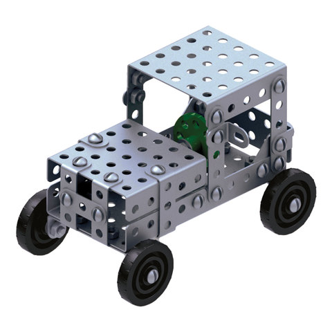 Конструктор металлический ЮНЛАНДИЯ "Для уроков труда №4", развивающий, Конструктор металлический ЮНЛАНДИЯ "Для уроков труда №4", развивающий,