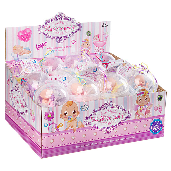 Пупс в конверте с соской, в шарике, Kaibibi baby, D/B 24 шт., ВОХ 45х23х34 см, Пупс в конверте с соской, в шарике, Kaibibi baby, D/B 24 шт., ВОХ 45х23х34 см,