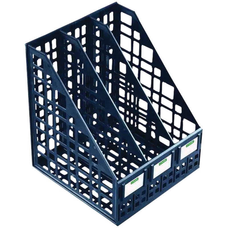 Лоток вертикальный сборный 3 отделения, черный: ЛТ81 штр.: 4620000637202 Лоток вертикальный сборный 3 отделения, черный: ЛТ81 штр.: 4620000637202
