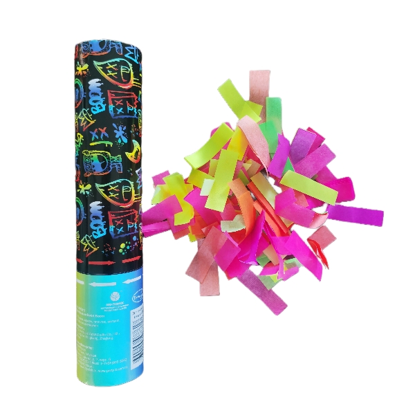 Пневмохлопушка Neon Boom, 20см. Пневмохлопушка Neon Boom, 20см.