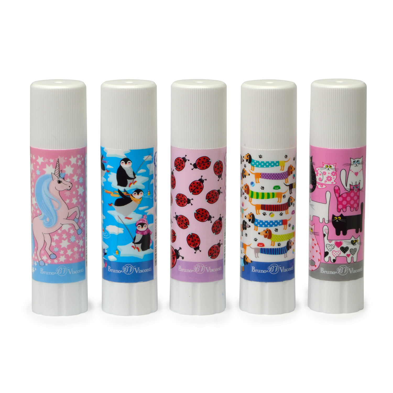 Клей-карандаш на PVP основе "Happy" 8 г Клей-карандаш на PVP основе "Happy" 8 г