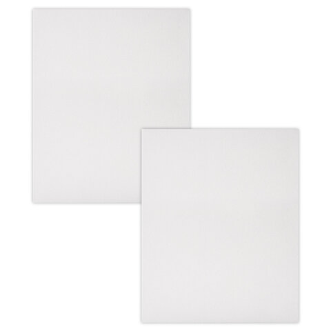 Холсты на подрамнике, набор 2 штуки, BRAUBERG ART BASIC, 40х50 см, 280 г/м2,