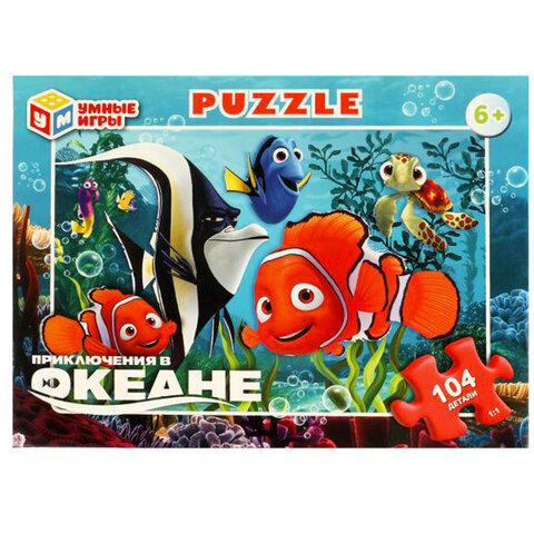 Пазл картонный для детей, лицензия АССОРТИ, УМНЫЕ ИГРЫ Пазл картонный для детей, лицензия АССОРТИ, УМНЫЕ ИГРЫ