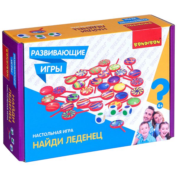 Развивающие настольные игры Bondibon «НАЙДИ ЛЕДЕНЕЦ» Развивающие настольные игры Bondibon «НАЙДИ ЛЕДЕНЕЦ»