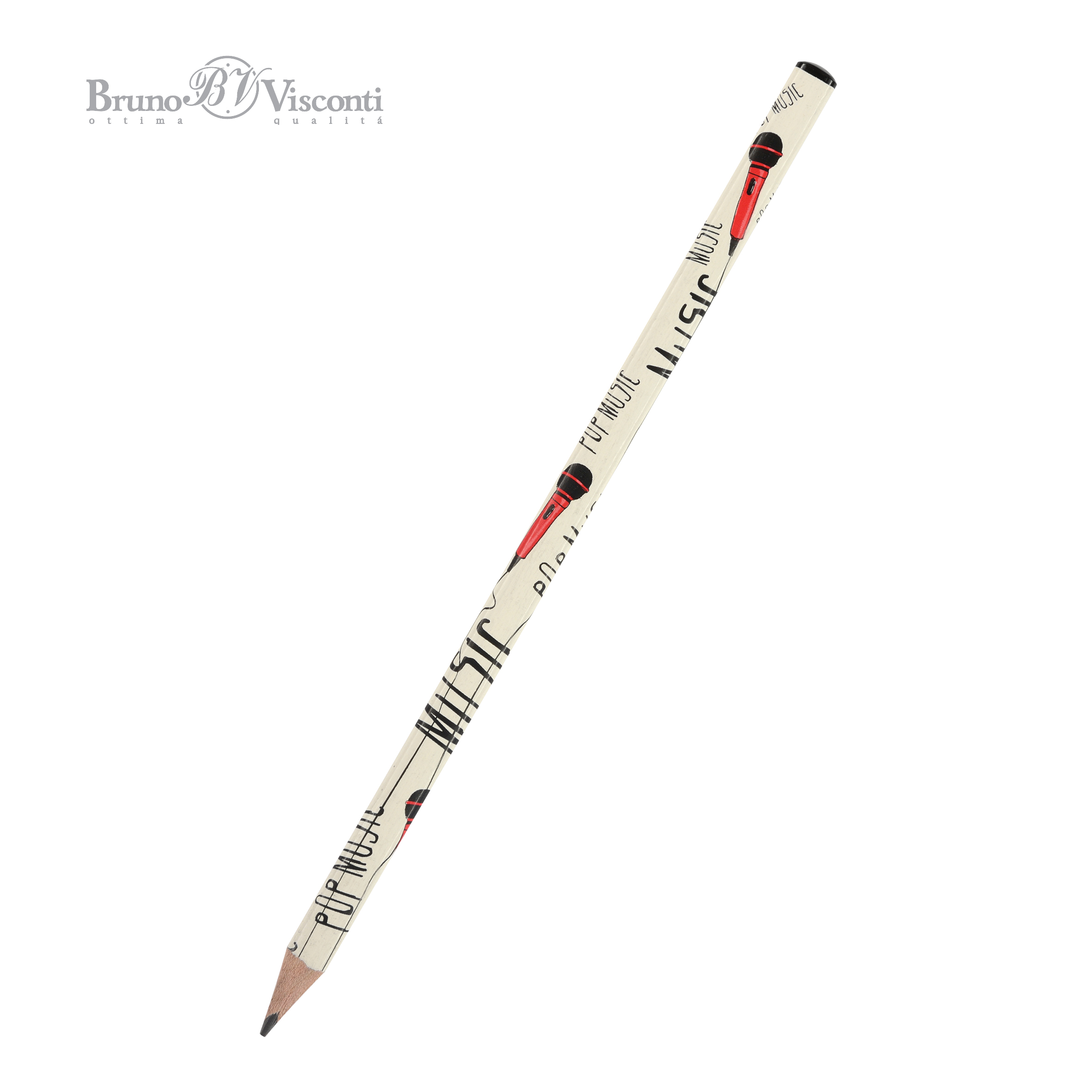 КАРАНДАШ ЧЕРНОГРАФИТОВЫЙ "HappyGraphix. Музыка. Микрофон" НВ КАРАНДАШ ЧЕРНОГРАФИТОВЫЙ "HappyGraphix. Музыка. Микрофон" НВ