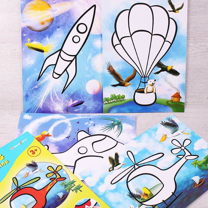 Раскраска А4 пластилином Раскраска А4 пластилином