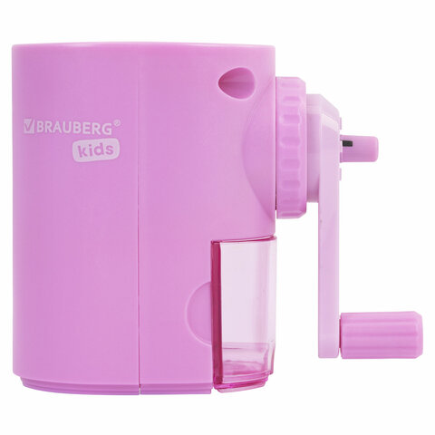 Точилка механическая BRAUBERG KIDS, для простых и цветных карандашей, корпус