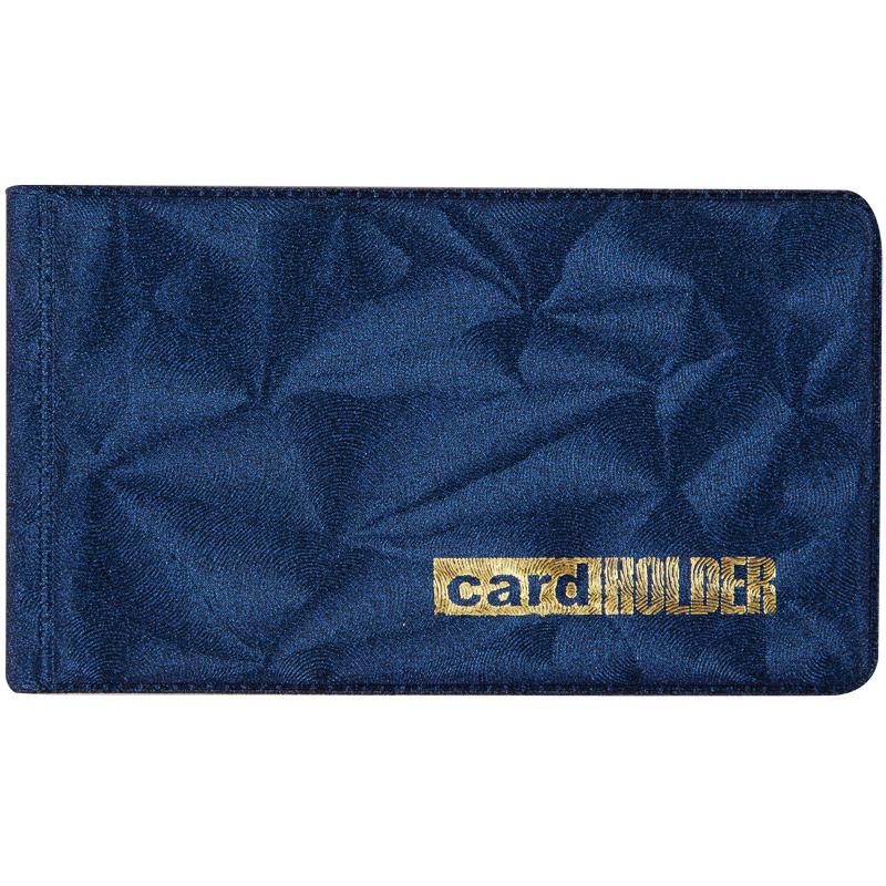 Визитница карманная OfficeSpace на 20 визиток, 65*110мм, ПВХ, синий 260771 Визитница карманная OfficeSpace на 20 визиток, 65*110мм, ПВХ, синий 260771