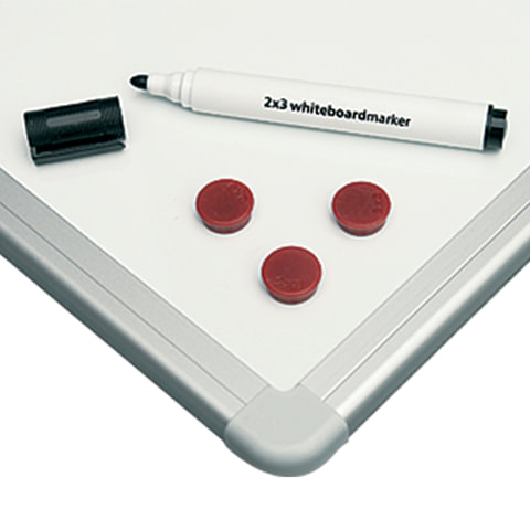 Доска магнитно-маркерная (100x200 см), алюминиевая рамка, OFFICE,