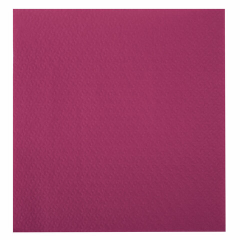 Салфетки бумажные 400 шт., 24х24 см, "Big Pack", бордовые, 100%