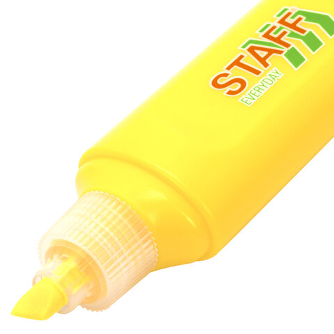 Текстовыделитель STAFF "EVERYDAY HL-720", ЖЕЛТЫЙ, линия 1-5 мм,