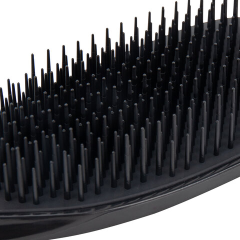 Расческа для волос массажная 22,5х6,5 см, чёрная + щетка для чистки В ПОДАРОК, Расческа для волос массажная 22,5х6,5 см, чёрная + щетка для чистки В ПОДАРОК,