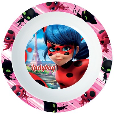 Тарелка пластиковая (глубокая, для СВЧ). Леди Баг Тарелка пластиковая (глубокая, для СВЧ). Леди Баг