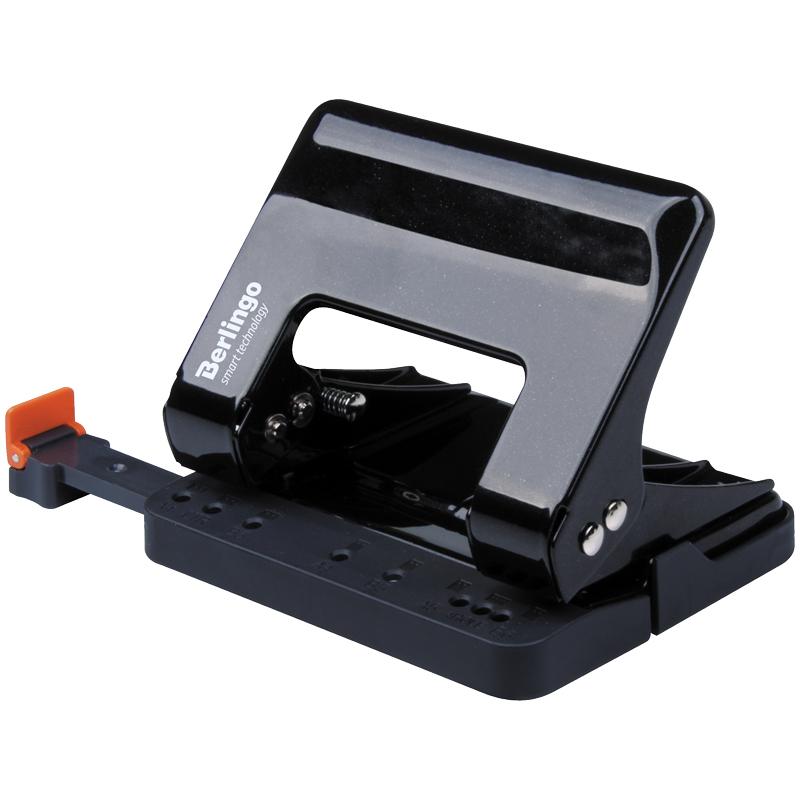 Дырокол Berlingo "Smart Technology" 15л., металлический, с фиксатором, Дырокол Berlingo "Smart Technology" 15л., металлический, с фиксатором,