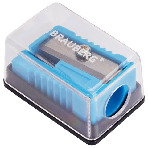 Точилка BRAUBERG "Assistant Mini", с контейнером, пластиковая, корпус Точилка BRAUBERG "Assistant Mini", с контейнером, пластиковая, корпус