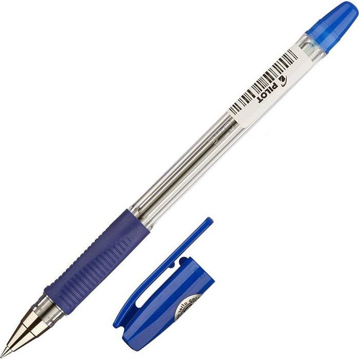 Ручка шарик. PILOT BPS 0,5 мм синий резин.грип: BPS-GP-EF-L штр.: 4902505160462 Ручка шарик. PILOT BPS 0,5 мм синий резин.грип: BPS-GP-EF-L штр.: 4902505160462