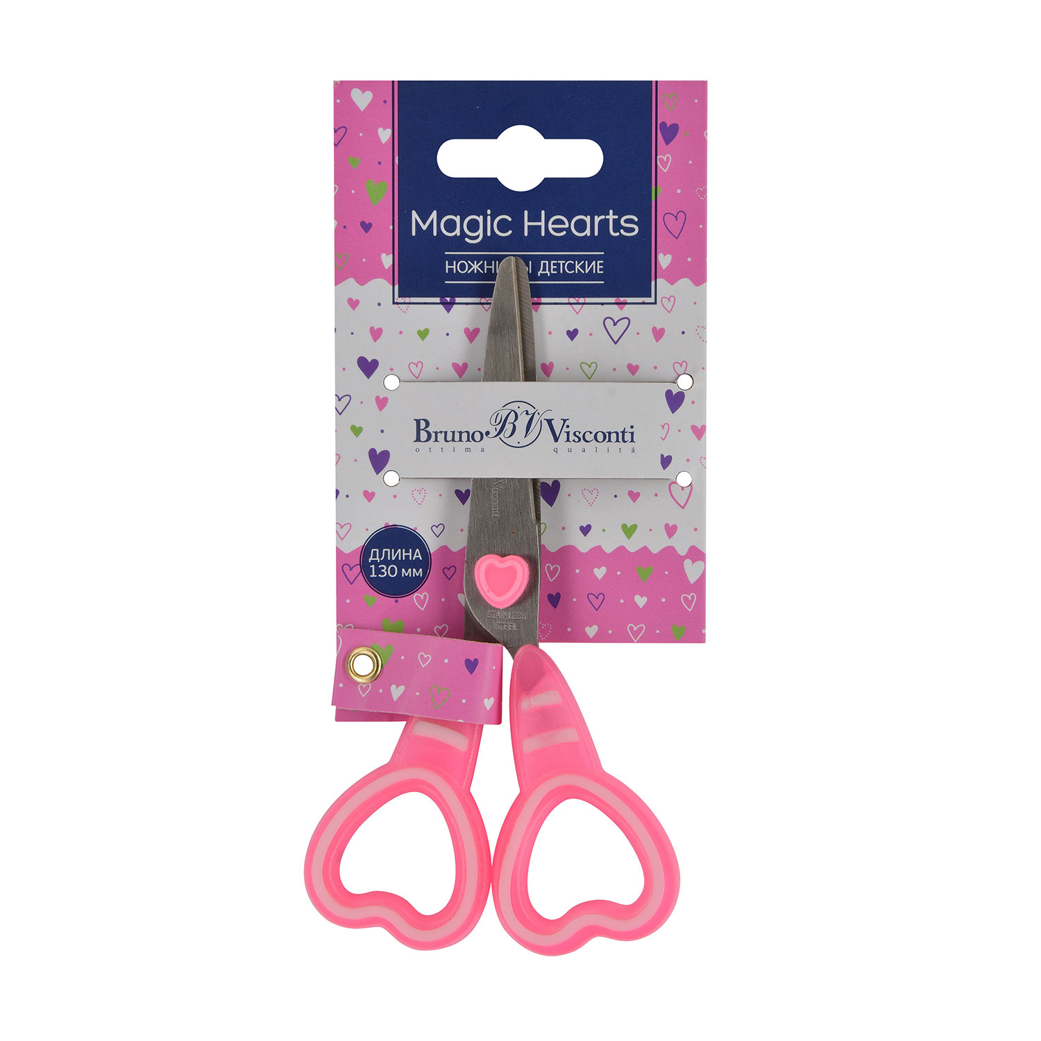 НОЖНИЦЫ ДЕТСКИЕ "MAGIC HEARTS" 13 см НОЖНИЦЫ ДЕТСКИЕ "MAGIC HEARTS" 13 см