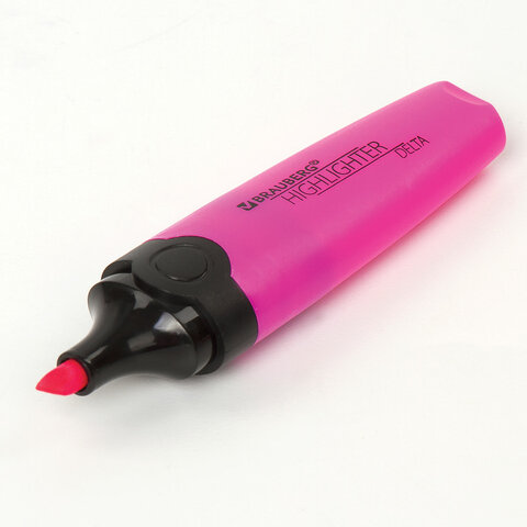 Текстовыделитель BRAUBERG "DELTA", РОЗОВЫЙ, линия 1-5 мм, 151721 Текстовыделитель BRAUBERG "DELTA", РОЗОВЫЙ, линия 1-5 мм, 151721