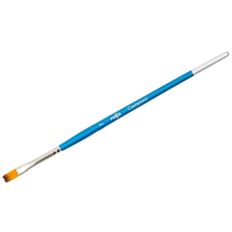 Кисть синтетика, Гамма, плоская №07. 280618.08.07 Кисть синтетика, Гамма, плоская №07. 280618.08.07