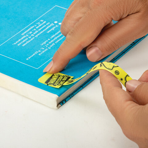 Закладки для книг с принтом САМОКЛЕЯЩИЕСЯ, КОМПЛЕКТ 6 шт., Чудики/лайм, ДПС, Закладки для книг с принтом САМОКЛЕЯЩИЕСЯ, КОМПЛЕКТ 6 шт., Чудики/лайм, ДПС,