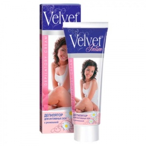 Velvet Крем для депиляции для интимных зон (с ромашкой), 100мл/16шт, арт.853510 Velvet Крем для депиляции для интимных зон (с ромашкой), 100мл/16шт, арт.853510