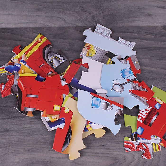 Пазл "Пожарная машина" панно 63*47см. 20 деталей Пазл "Пожарная машина" панно 63*47см. 20 деталей
