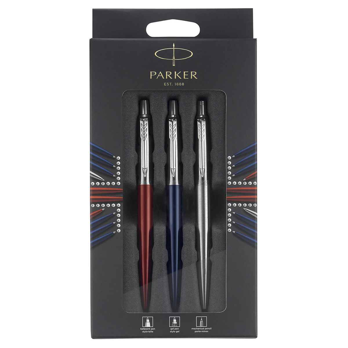 Набор Parker "Jotter London Trio": шариковая ручка + гелевая ручка + Набор Parker "Jotter London Trio": шариковая ручка + гелевая ручка +