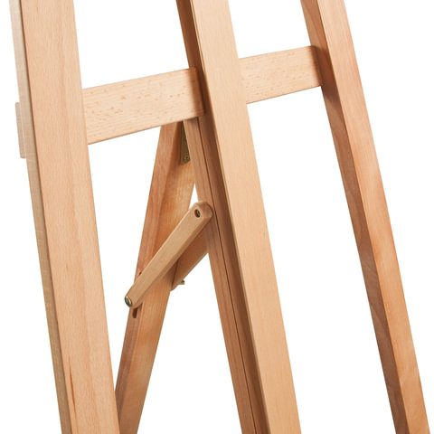 Мольберт напольный BRAUBERG ART "CLASSIC", бук, угол 60°, 63х174 (231)