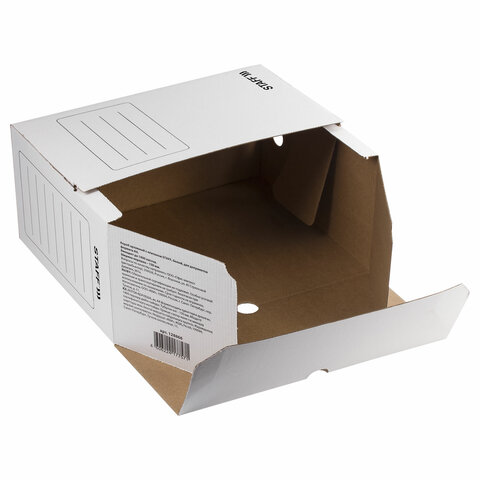 Короб архивный с клапаном А4 (260х325 мм), 150 мм, до 1400 листов, Короб архивный с клапаном А4 (260х325 мм), 150 мм, до 1400 листов,