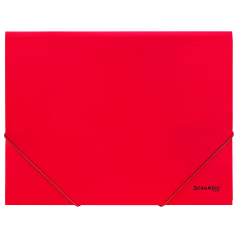 Папка на резинках А4 BRAUBERG UNIVERSAL, красная, до 300 листов, 0,5 мм, 273039 Папка на резинках А4 BRAUBERG UNIVERSAL, красная, до 300 листов, 0,5 мм, 273039
