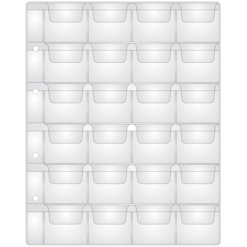 Лист для альбома "Optima" на 24 монеты 40*40: 215472 штр.: Лист для альбома "Optima" на 24 монеты 40*40: 215472 штр.: