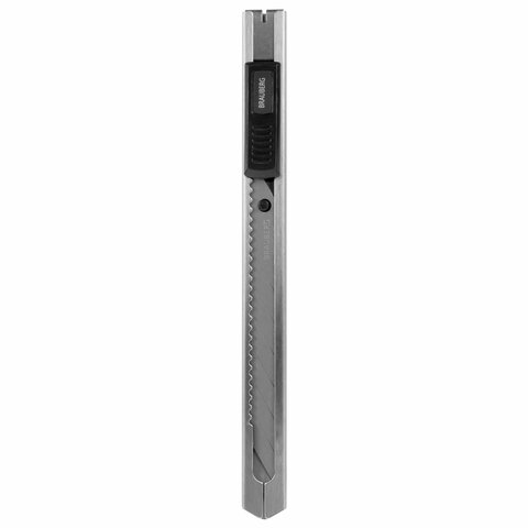 Нож канцелярский 9 мм BRAUBERG "Extra 30", металлический, лезвие 30°,