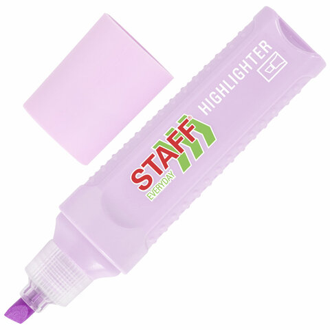 Текстовыделитель STAFF "EVERYDAY HL-707", ЛАВАНДОВЫЙ, линия 1-5 мм, Текстовыделитель STAFF "EVERYDAY HL-707", ЛАВАНДОВЫЙ, линия 1-5 мм,