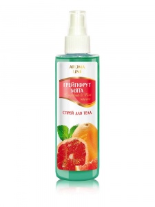 Iris Aroma Line СПРЕЙ для тела ГРЕЙПФРУТ и МЯТА 200мл/12шт Iris Aroma Line СПРЕЙ для тела ГРЕЙПФРУТ и МЯТА 200мл/12шт