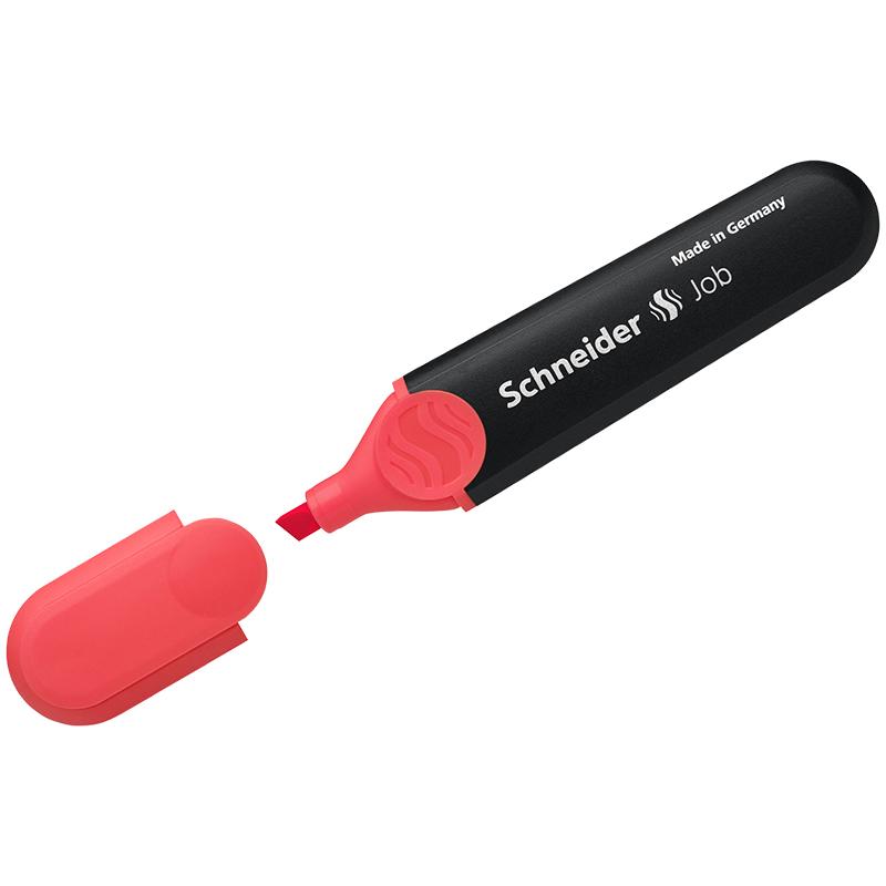 Текстовыделитель Schneider "Job" коралловый, 1-5мм 1502 Текстовыделитель Schneider "Job" коралловый, 1-5мм 1502