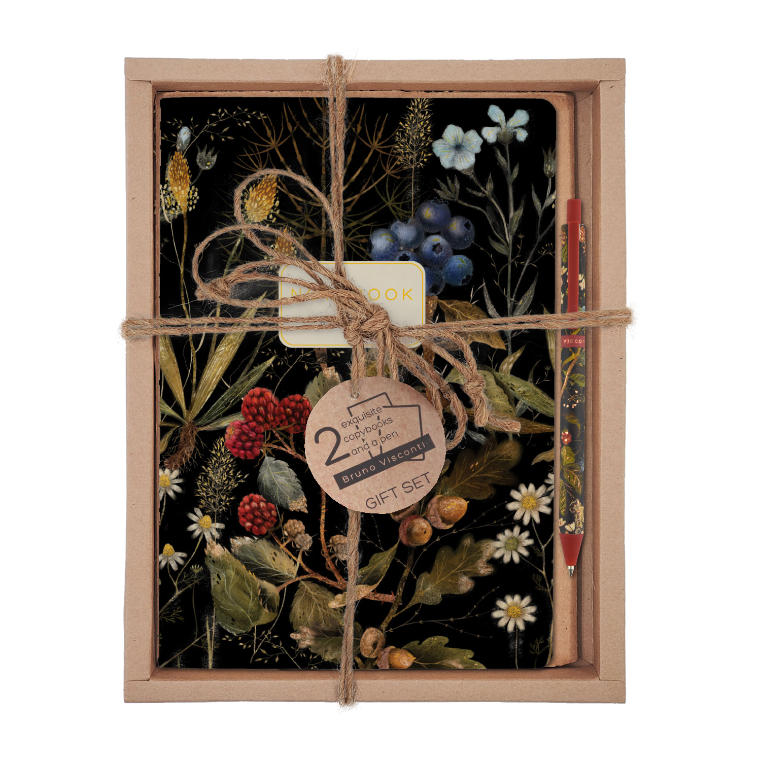 НАБОР ПОДАРОЧНЫЙ "FLORA.Berry Bouquet" (ДВЕ ТЕТРАДИ BV И РУЧКА) НАБОР ПОДАРОЧНЫЙ "FLORA.Berry Bouquet" (ДВЕ ТЕТРАДИ BV И РУЧКА)
