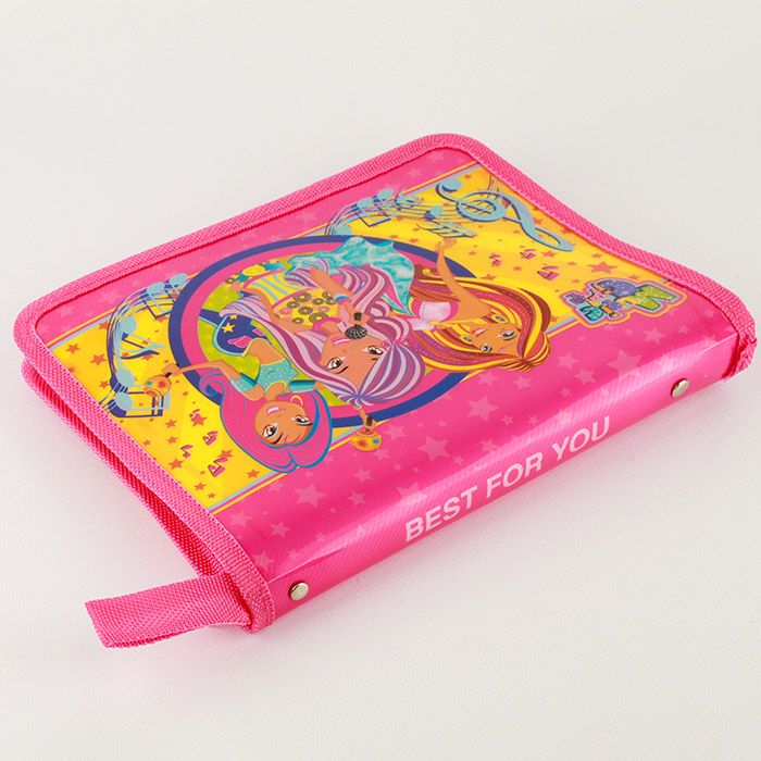 Папка для тетрадей А5 на молнии с рисунком "Music Girls" Папка для тетрадей А5 на молнии с рисунком "Music Girls"