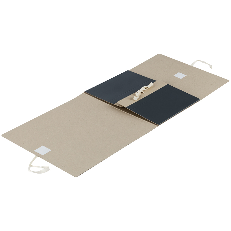 Папка архивная OfficeSpace, переплетный картон/бумвинил, с 4 завязками, ширина