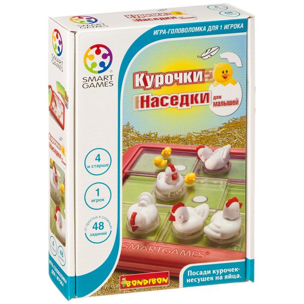 Логическая игра Bondibon Курочки-Наседки для малышей, арт. SG 441 RU Логическая игра Bondibon Курочки-Наседки для малышей, арт. SG 441 RU